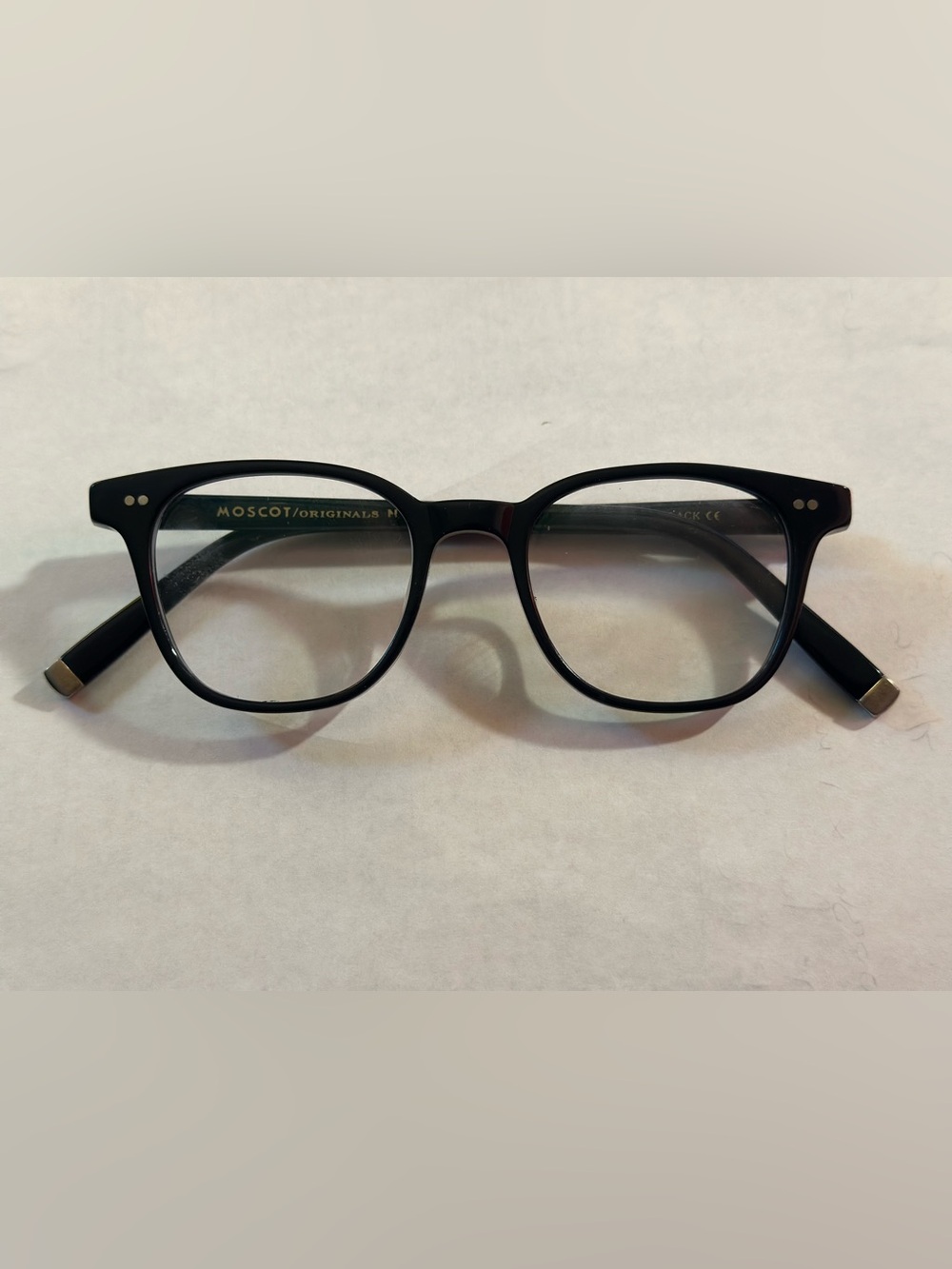 MOSCOT Black Round Unisex Optical Glasses